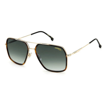 GREEN GRADIENT LENSES WITH GOLD HAVANA FRAME