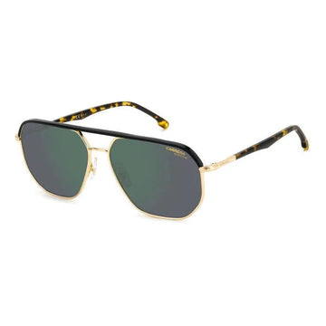 SOLID GRAY LENSES WITH GOLD FRAME