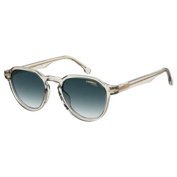 BLUE GRADIENT LENSES WITH BEIGE FRAME