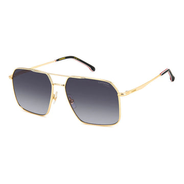 GRAY GRADIENT LENSES WITH GOLD FRAME