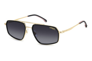 GRAY GRADIENT LENSES WITH GOLD FRAME