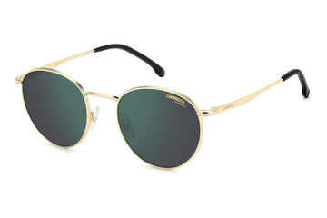SOLID GRAY LENSES WITH GOLD FRAME