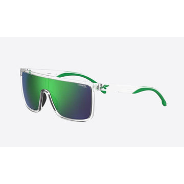 GRAY MIRROR LENSES WITH TRANS PARENT FRAME