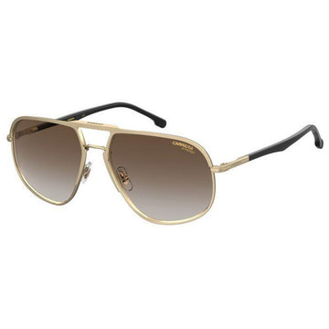 BROWN GRADIENT LENSES WITH GOLD FRAME