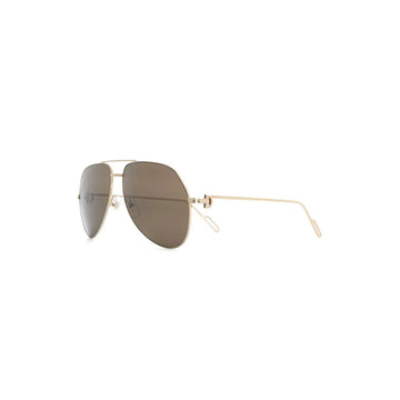 BROWN LENSES WITH GOLD FRAME