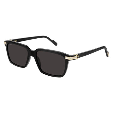 SOLID GRAY LENSES WITH BLACK FRAME