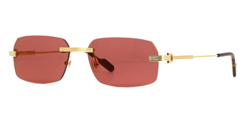 RED LENSES WITH GOLD FRAME