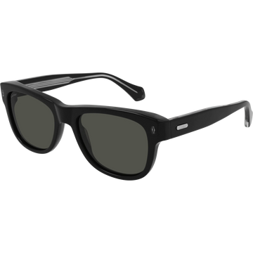 SOLID GRAY LENSES WITH BLACK FRAME