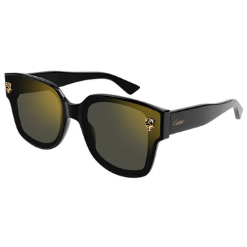 SOLID GRAY WITH GOLDEN FLASH LENSES WITH BLACK FRAME