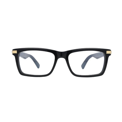 Cartier CT0420O Rectangle Eyeglasses in Clear Black, front view