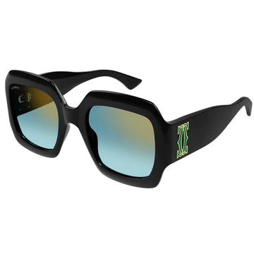 GREEN GRADIENT LENSES WITH BLACK FRAME