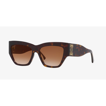 BROWN GRADIENT LENSES WITH HAVANA FRANE