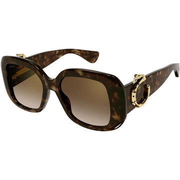 BROWN GRADIENT WITH GOLDEN FLASH LENSES WITH HAVANA FRAME