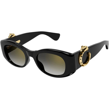 GRAY GRADIENT WITH GOLDEN FLASH LENSES WITH BLACK FRAME