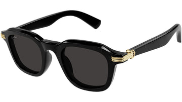 SOLID GRAY LENSES WITH BLACK FRAME