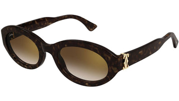 BROWN GRADIENT WITH GOLDEN FLASH LENSES WITH HAVANA FRAME