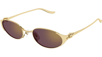 CYCLAMEN WITH GOLD FLASH LENSES WITH GOLD FRAME