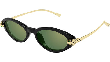 SOLID GREEN WITH GOLDEN FLASH LENSES WITH BLACK FRAME