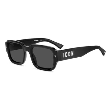SOLID BLACK LENSES WITH BLACK FRAME