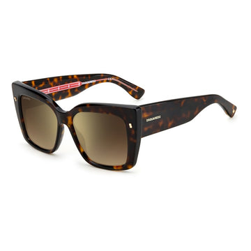 GOLD MIRROR LENSES WITH HAVANA FRAME