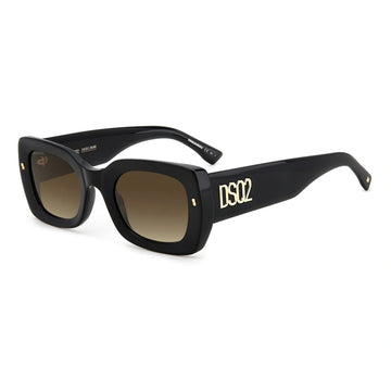 BROWN GRADIENT LENSES WITH BLACK FRAMR