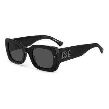 SOLID GRAY LENSES WITH BLACK FRAME