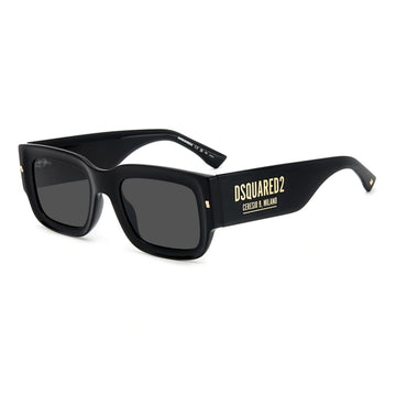 SOLID GRAY LENSES WITH BLACK FRAME