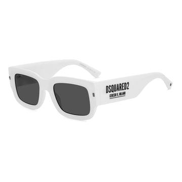 SOLID GRAY LENSES WITH WITHE FRAME