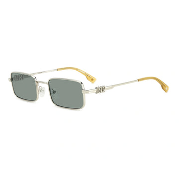 GREEN LENSES WITH SILVER FRAME