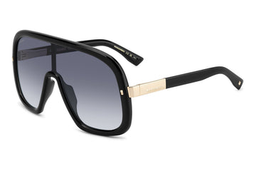 BLUE GRADIENT LENSES WITH BLACK FRAME