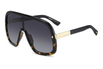 GRAY GRADIENT LENSES WITH BLACK HAVANA FRAME