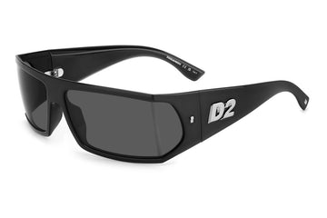 SOLID GRAY LENSES WITH BLACK FRAME