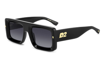 GRAY GRADIENT LENSES WITH BLACK FRAME