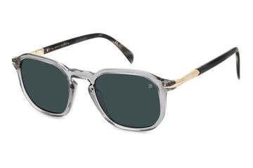 SOLID BLUE LENSES WITH GRAY FRAME