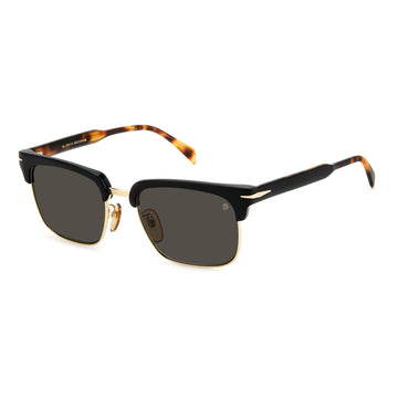 SOLID GRAY LENSES WITH BLACK GOLD FRAME