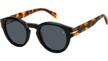 SOLID GRAY LENSES WITH BLACK HAVANA FRAME