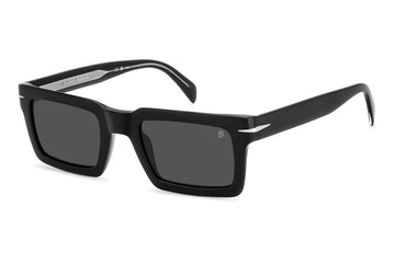 SOLID GRAY LENSES WITH BLACK FRAME