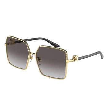 GRAY GRADIENT LENSES WITH GOLD FRAME