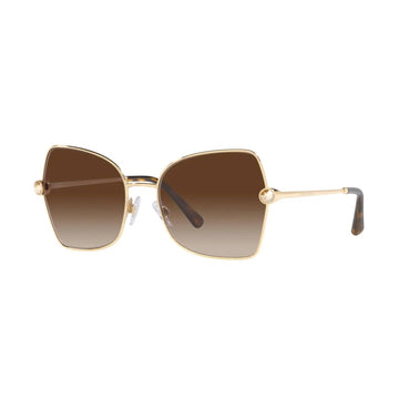 BROWN GRADIENT LENSES WITH GOLD FRAME