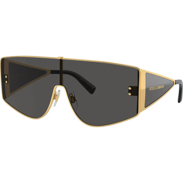 SOLID GRAY LENSES WITH GOLD FRAME