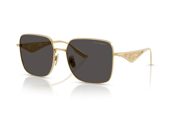 SOLID GRAY LENSES WITH GOLD FRAME