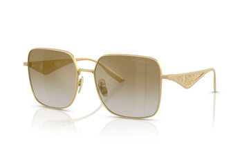 BROWN GRADIENT LENSES WITH LIGHT GOLD FRAME