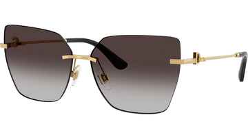 GRAY GRADIENT LENSES WITH GOLD FRAME