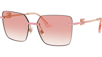 PINK GRADIENT LENSES WITH ROSE GOLD FRAME