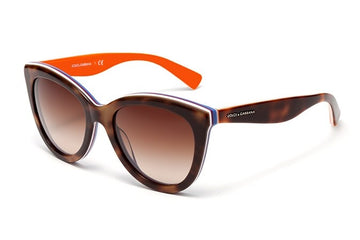 BROWN GRADIENT LENSES WITH HAVANA FRAME