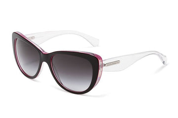 GRAY GRADIENT LENSES WITH BLACK TRANSPARENT FRAME