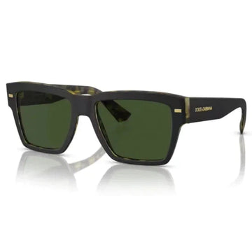 GREEN LENSES WITH BLACK MATT FRAME