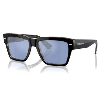BLUE LENSES WITH BLACK FRAME