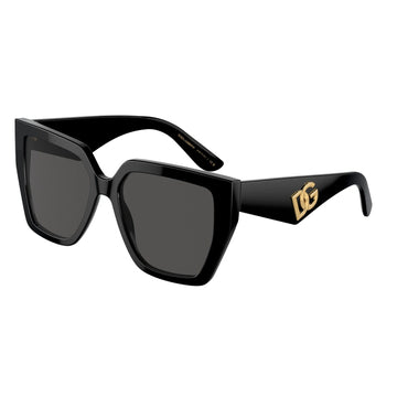 SOLID GRAY LENSES WITH BLACK FRAME