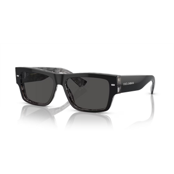 SOLID GARY LENSES WITH BLACK FRAME